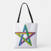 Tote Bag Étoile d'illusion optique (Dos)