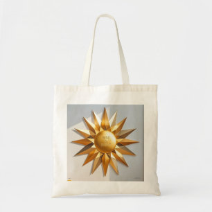 Tote Bag Étoile dorée montante et brillante