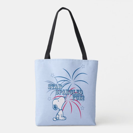 Tote Bag Étoile Snoopy Fun Spangé (Dos)