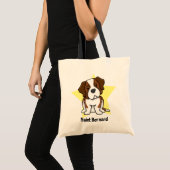 Tote Bag Étoile St Bernard de Kawaii (Devant (produit))