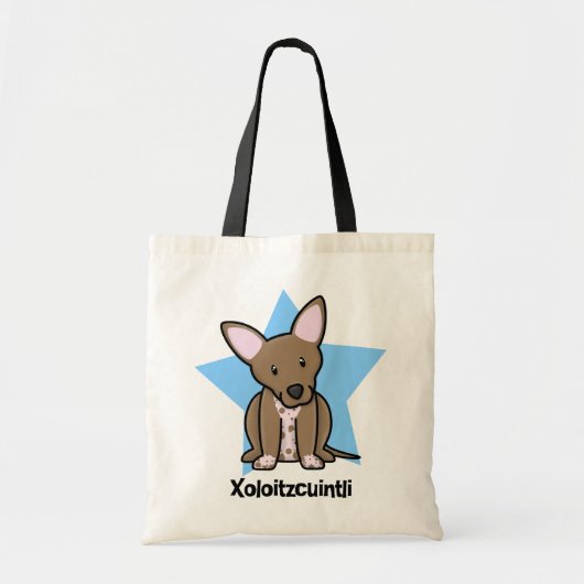 Tote Bag Étoile Xoloitzcuintli de Kawaii (Devant)
