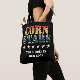 Tote Bag Étoiles de maïs Accessoires d'équipe de cornhole d