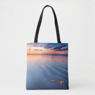 Tote Bag Étoiles de mer sur le sable