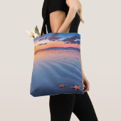 Tote Bag Étoiles de mer sur le sable (De près)