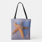 Tote Bag Étoiles de mer sur le sable blanc (Dos)
