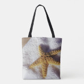 Tote Bag Étoiles de mer sur une serviette (Dos)