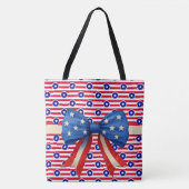Tote Bag Étoiles Et Bandes (Devant)