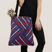 Tote Bag Étoiles et bandes (De près)