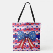 Tote Bag Étoiles Et Bandes (Devant)