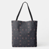 Tote Bag Étoiles et motif d'engin spatial unique (Dos)