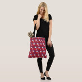 Tote Bag Étoiles Patriotiques (Sur le modèle)