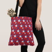 Tote Bag Étoiles Patriotiques (De près)