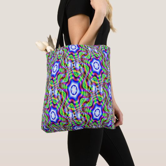 Tote Bag Étoiles Psychédéliques..... (De près)