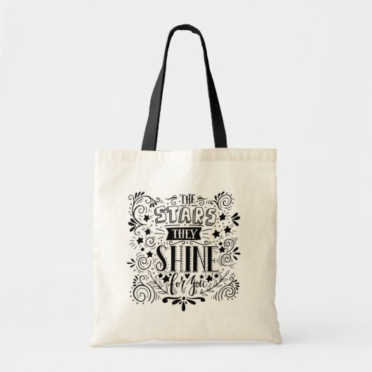 Tote Bag Étoiles qu'ils brillent pour vous (Devant)