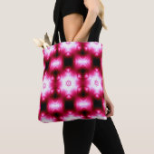 Tote Bag étoiles rose 6 points (De près)
