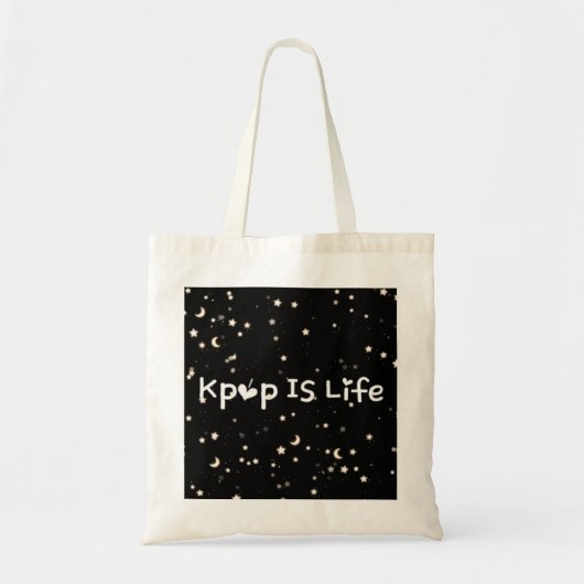 Tote Bag Étoiles x K-pop est la vie (Devant)