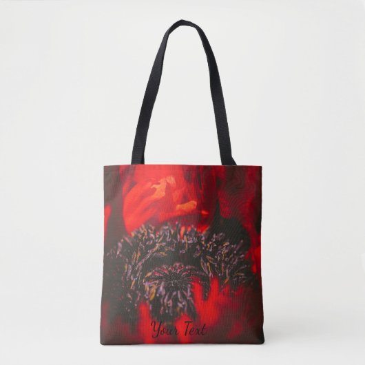 Tote Bag Étonnerie rouge vif (Devant)