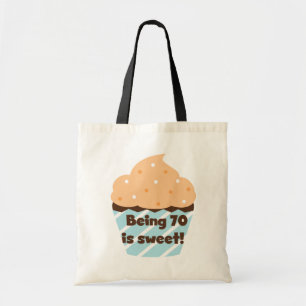 Tote Bag Etre 70 est Sweet Birthday T-shirts et cadeaux