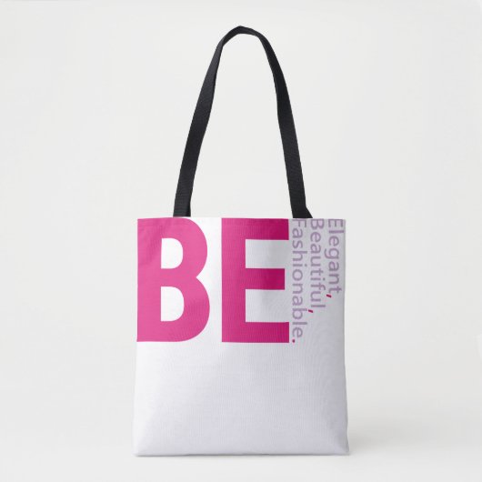 Tote Bag Être à la mode (Devant)