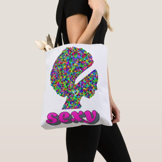 Tote Bag Être Coloré est Sexy ! (De près)
