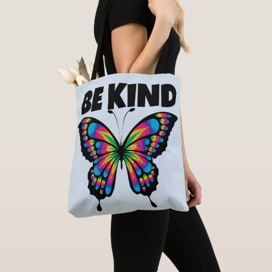 TOTE BAG ÊTRE GENTIL BOUTTERFLY FOURRE-TOUT PURSE (De près)