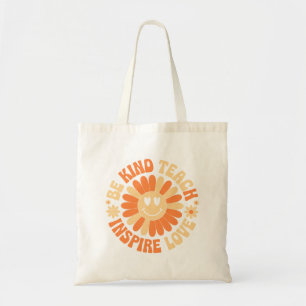 Tote Bag Être gentil Enseigner Inspirer l'amour - Enseignan