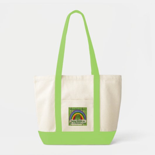 Tote Bag Être Irlandais le jour de la Saint-Patrick (Devant)