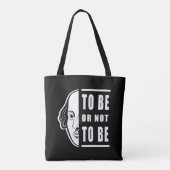 Tote Bag Être ou ne pas être Shakespeare Citer Thespian (Dos)
