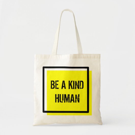 Tote Bag Être un être humain (Devant)