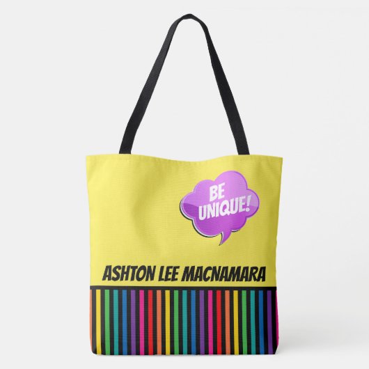 Tote Bag ÊTRE UNIQUE Fourre-tout (Dos)