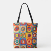 Tote Bag Étude des couleurs | Wassily Kandinsky (Dos)
