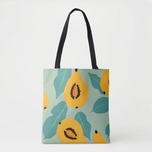 Tote Bag Étude Papaya (Devant)