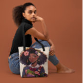 Tote Bag Étudiant Ado afro-américain très intelligent