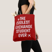 Tote Bag Étudiant d'échange le plus cool jamais (De près)