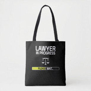 Tote Bag Étudiant drôle en cours d'école de droit d'avocat