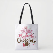 Tote Bag Étudiants pour le chocolat Drôle Valentine (Devant)