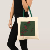 Tote Bag Étui à ornement floral rose (Devant (produit))