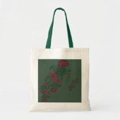 Tote Bag Étui à ornement floral rose (Devant)
