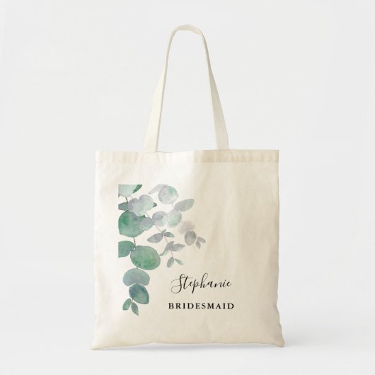 Tote Bag Eucalyptus Bridesmaid (Devant)