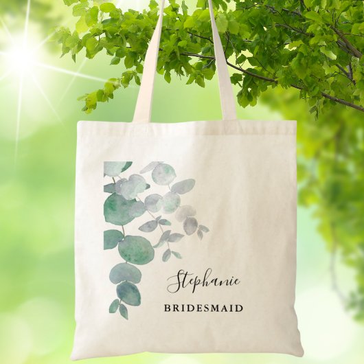 Tote Bag Eucalyptus Bridesmaid