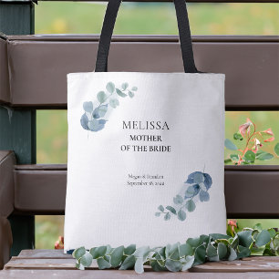Tote Bag Eucalyptus Greenery Mariage
