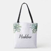 Tote Bag eucalyptus greenery wedding (Dos)