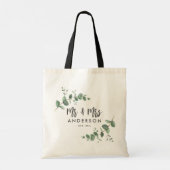 Tote Bag Eucalyptus rustique simple moderne m et les mères  (Dos)