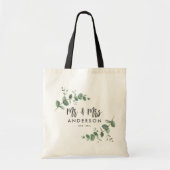 Tote Bag Eucalyptus rustique simple moderne m et les mères  (Devant)