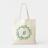 Tote Bag Eucalyptus verdure personnalisé (Dos)