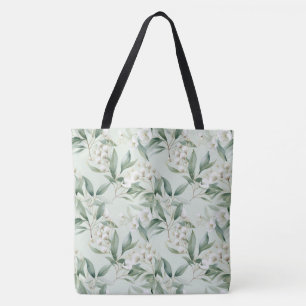 Tote Bag Eucalyptus vert à la floraison douce