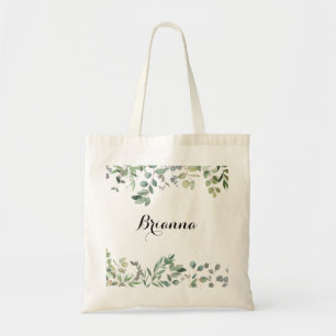 Tote Bag Éucalyptus Vert Foliage délice Bridesmaid