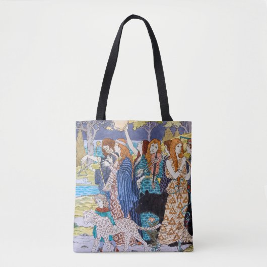 Tote Bag Eugene Grasset - Panneau décoratif Harmony (Devant)