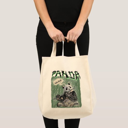 Tote Bag Euh-Huh Panda (Devant (produit))