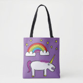 Tote Bag Eunice la licorne - tout plus de - imprimez le (Devant)